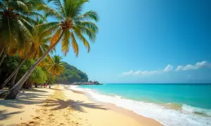 Rajska plaża ze Sri Lanki, idealna na wakacje. Kiedy jechać? Najlepiej w porze suchej, od grudnia do marca, by cieszyć się słońcem i ciepłym morzem.