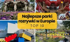 Karuzela, baśniowe drzewo, budynek z klocków LEGO i przejażdżka w safari – to atrakcje najlepszych parków rozrywki w Europie, w tym największego parku rozrywki w Europie.