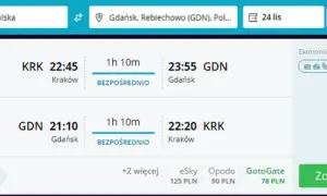 Ile kosztuje lot z Krakowa do Gdańska? Sprawdź najtańsze opcje!