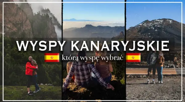 Wyspy Kanaryjskie: Gran Canaria czy Teneryfa? Trzy ujęcia par na tle górskich krajobrazów i wulkanu.